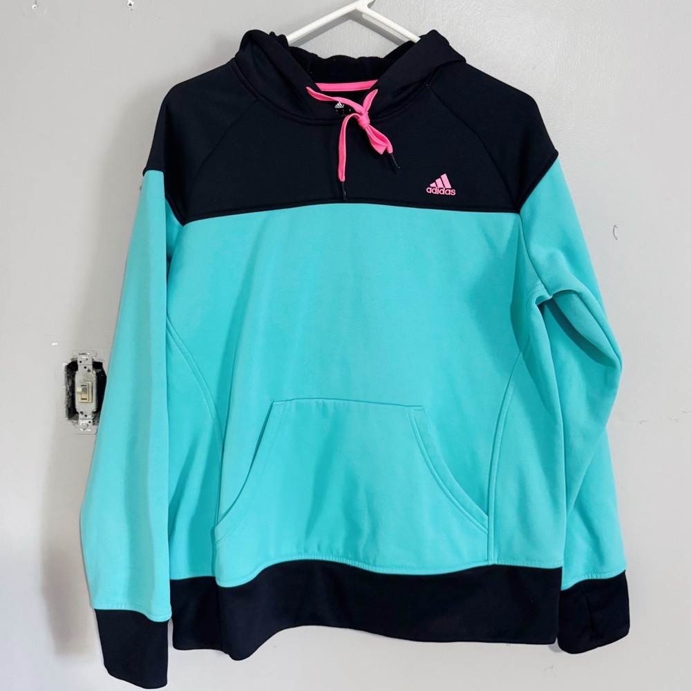 Adidas Colorblock Hoodie Size Large